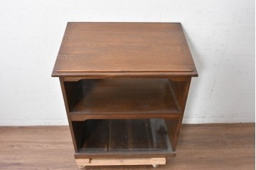 和製アンティーク　栓材　書見台を兼ねた小さなオープンラック　(R-089368)