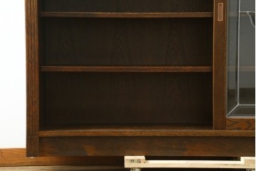 中古　美品　三越家具 COUNTRY HOUSE(カントリーハウス) Brugge(ブルージュ)　ステンドグラス扉が上品なサイドボード　(R-089387)