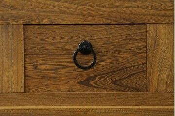 中古　美品　ニレ材　木目が美しい水屋箪笥　(R-089388)