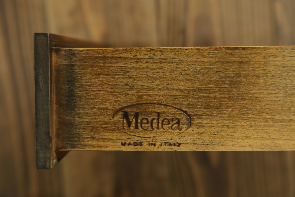 中古　美品　イタリア高級家具　メデア(Medea)　2way拡張式コンソールテーブル　定価約120万円以上　(R-089401)