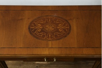 中古　美品　イタリア高級家具　メデア(Medea)　2way拡張式コンソールテーブル　定価約120万円以上　(R-089401)