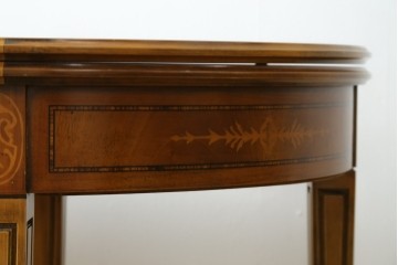 中古　美品　イタリア高級家具　メデア(Medea)　2way拡張式コンソールテーブル　定価約120万円以上　(R-089401)