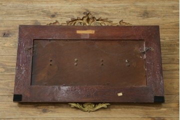 スペインヴィンテージ　真鍮製　メダリオン装飾付きの華やかな壁掛けフック　(R-089403)