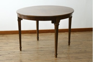 中古　美品　DREXEL HERITAGE(ドレクセルヘリテイジ)　TRYON MANOR(トライオンメナー)　クラシカルな佇まいのエクステンションテーブル　(R-089408)