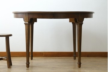 中古　美品　DREXEL HERITAGE(ドレクセルヘリテイジ)　TRYON MANOR(トライオンメナー)　クラシカルな佇まいのエクステンションテーブル　(R-089408)