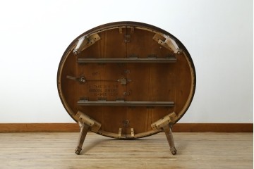 中古　美品　DREXEL HERITAGE(ドレクセルヘリテイジ)　TRYON MANOR(トライオンメナー)　クラシカルな佇まいのエクステンションテーブル　(R-089408)