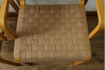 中古　arflex(アルフレックス)　NT SLIM(エヌティースリム)　アームチェア2脚セット　定価(2脚合計)約15万2千円　(R-089419)