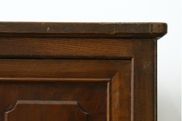 和製アンティーク　両面使いの上手物!!　タモ材×欅材　間仕切りにもなるカウンターキャビネット　(R-089428)