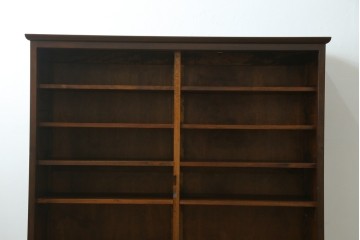 中古　美品　松本民芸家具　横桟扉が和モダンな雰囲気を醸し出す下駄箱　(R-089431)