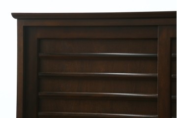 中古　美品　松本民芸家具　横桟扉が和モダンな雰囲気を醸し出す下駄箱　(R-089431)