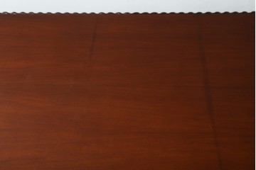 中古　マホガニー材　アンティーク調の優美な両袖デスク　(R-089432)