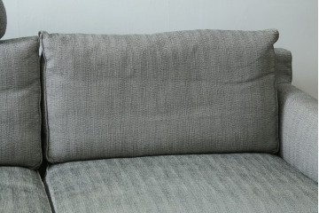 中古　ACTUS(アクタス)取扱い　eilersen(アイラーセン)　GROUP-E MELLOW(メロー)　ストリームラインソファ(STREAMLINESOFA)　ヘッドレスト付き2人掛けソファとオットマンのセット　(R-089444)