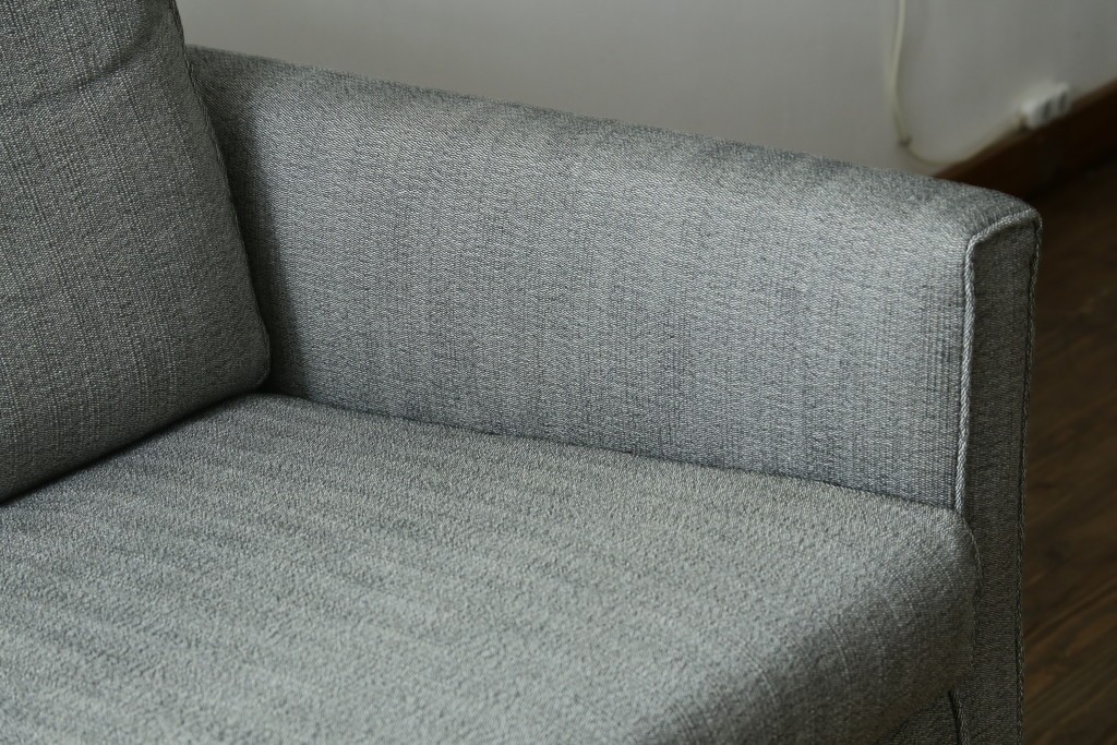 中古　ACTUS(アクタス)取扱い　eilersen(アイラーセン)　GROUP-E MELLOW(メロー)　ストリームラインソファ(STREAMLINESOFA)　ヘッドレスト付き2人掛けソファとオットマンのセット　(R-089444)