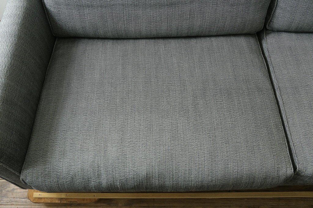 中古　ACTUS(アクタス)取扱い　eilersen(アイラーセン)　GROUP-E MELLOW(メロー)　ストリームラインソファ(STREAMLINESOFA)　ヘッドレスト付き2人掛けソファとオットマンのセット　(R-089444)