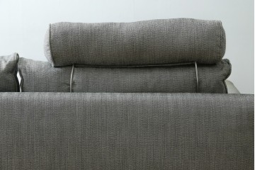 中古　ACTUS(アクタス)取扱い　eilersen(アイラーセン)　GROUP-E MELLOW(メロー)　ストリームラインソファ(STREAMLINESOFA)　ヘッドレスト付き2人掛けソファとオットマンのセット　(R-089444)
