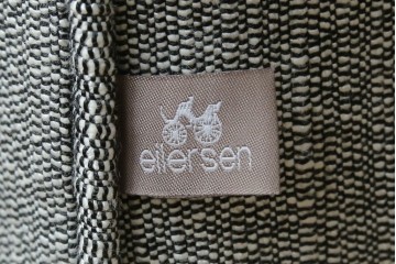 中古　ACTUS(アクタス)取扱い　eilersen(アイラーセン)　GROUP-E MELLOW(メロー)　ストリームラインソファ(STREAMLINESOFA)　ヘッドレスト付き2人掛けソファとオットマンのセット　(R-089444)