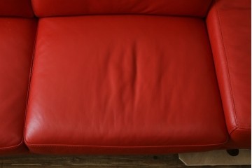 中古　美品　Domicil(ドミシール)　ゆったりとくつろげる2人掛けソファ　定価約46万円　(R-089449)