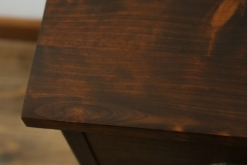 和製ヴィンテージ　天板ヒノキ材　使い勝手の良い桐箪笥ローチェスト　(R-089450)