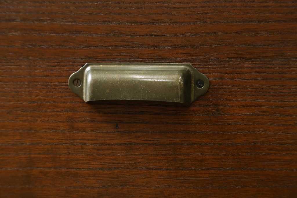 和製ヴィンテージ　天板ヒノキ材　使い勝手の良い桐箪笥ローチェスト　(R-089450)