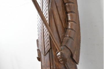  新古品　バリ島　特注製作品　高さ約2mのシガーストアインディアンの大型オブジェ　(R-089466)