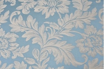 中古　美品　maruni(マルニ木工)　地中海シリーズ　モナコハイ　花柄ファブリックが上品なワイドラブシート　(R-089470)