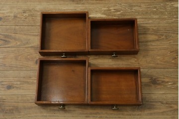 中古　アメリカ高級輸入家具　象嵌入りのシリンダートップライティングビューロー　(R-089482)
