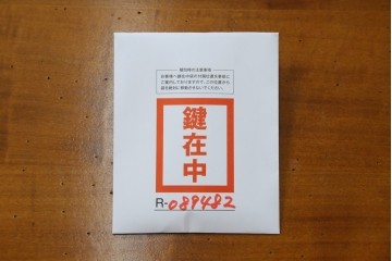 中古　アメリカ高級輸入家具　象嵌入りのシリンダートップライティングビューロー　(R-089482)
