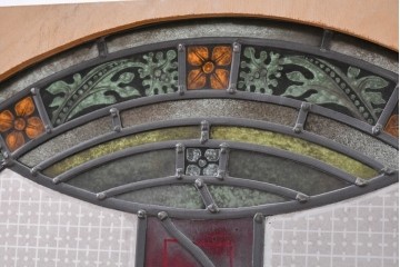 イギリスアンティーク　圧巻の大迫力!!　荘厳な教会で使われていた大型ステンドグラス7点セット　(R-089492)
