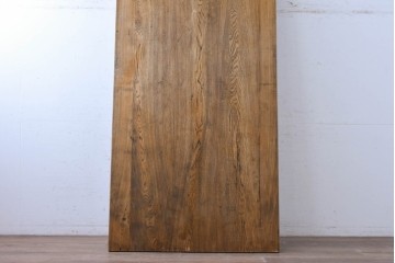 中古　特大!!　栓無垢材　幅3メートルの圧巻のスケールを誇るテーブルトップ　制作費約60万円　(R-089502)