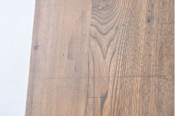 中古　特大!!　栓無垢材　幅3メートルの圧巻のスケールを誇るテーブルトップ　制作費約60万円　(R-089502)