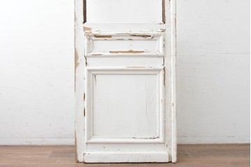 イギリスアンティーク建具　1920年頃　特大!!　高さ約2.4mのペイントドア1枚　(R-089503)
