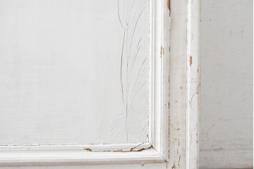 イギリスアンティーク建具　1920年頃　特大!!　高さ約2.4mのペイントドア1枚　(R-089503)