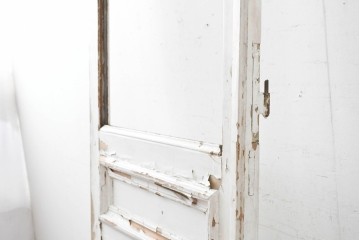 イギリスアンティーク建具　1920年頃　特大!!　高さ約2.4mのペイントドア1枚　(R-089503)