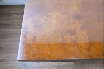 中古　アメリカ最高級ブランド　Century Furniture(センチュリー・ファニチャー)　曲線的な脚部が印象的なエクステンションテーブル　定価約220万円　(R-089514)