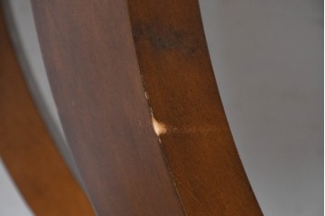 中古　アメリカ最高級ブランド　Century Furniture(センチュリー・ファニチャー)　曲線的な脚部が印象的なエクステンションテーブル　定価約220万円　(R-089514)