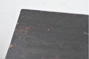 アジアンヴィンテージ　李朝家具　アンティーク調　朱色に花文様が可愛らしいキャビネット　(R-089518)
