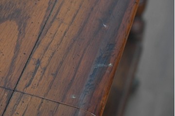 中古　希少モデル　DREXEL HERITAGE(ドレクセルヘリテイジ)　拡張天板と引き出しを備えたクラシカルなサービングカート　(R-089520)