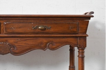 中古　希少モデル　DREXEL HERITAGE(ドレクセルヘリテイジ)　拡張天板と引き出しを備えたクラシカルなサービングカート　(R-089520)
