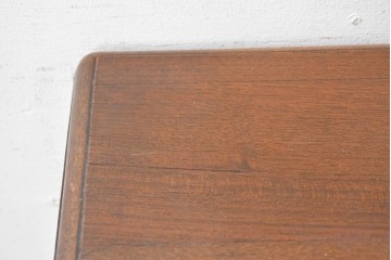 【簡易リペア限定品】　和製ヴィンテージ　昭和中期　レトロなデザインと充実した収納力が魅力の両袖机　(R-089527)