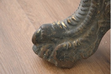 イギリスアンティーク　1890年から1910年頃　優美なレリーフが魅力的な飾り脚　(R-089547)