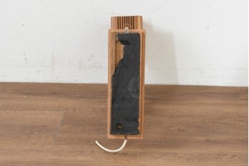 中古　バリ島　リゾート感漂う木製のウォールライト　(R-089553)