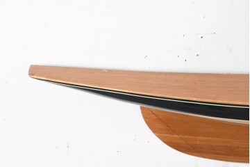 アメリカヴィンテージ　エンデバー号　Half Hull Model(ハーフハルモデル)　木製　船体半面模型のウォールディスプレイ　(R-089574)