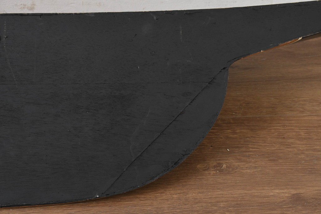 アメリカヴィンテージ　エンデバー号　Half Hull Model(ハーフハルモデル)　木製　船体半面模型のウォールディスプレイ　(R-089574)