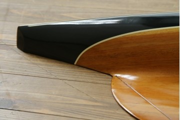 アメリカヴィンテージ　エンデバー号　Half Hull Model(ハーフハルモデル)　木製　船体半面模型のウォールディスプレイ　(R-089574)
