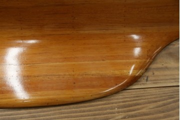 アメリカヴィンテージ　エンデバー号　Half Hull Model(ハーフハルモデル)　木製　船体半面模型のウォールディスプレイ　(R-089574)