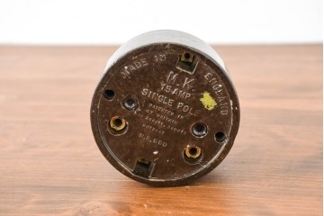 イギリスアンティーク　1930年頃　レトロなベークライトスイッチ3点セット　※ディスプレイ用　(R-089576)