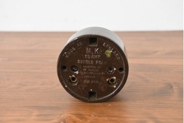 イギリスアンティーク　1930年頃　レトロなベークライトスイッチ3点セット　※ディスプレイ用　(R-089577)