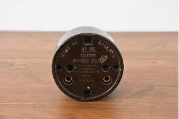 イギリスアンティーク　1930年頃　レトロなベークライトスイッチ3点セット　※ディスプレイ用　(R-089577)
