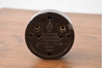 イギリスアンティーク　1930年頃　レトロなベークライトスイッチ3点セット　※ディスプレイ用　(R-089578)