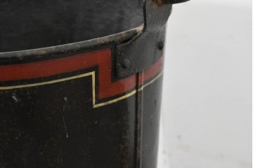 イギリスヴィンテージ　1950年頃　エンブレム装飾の英国コールバケツ　(R-089579)